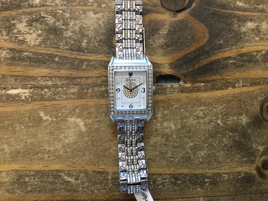 SIL/STN Diamond Bar Watch
