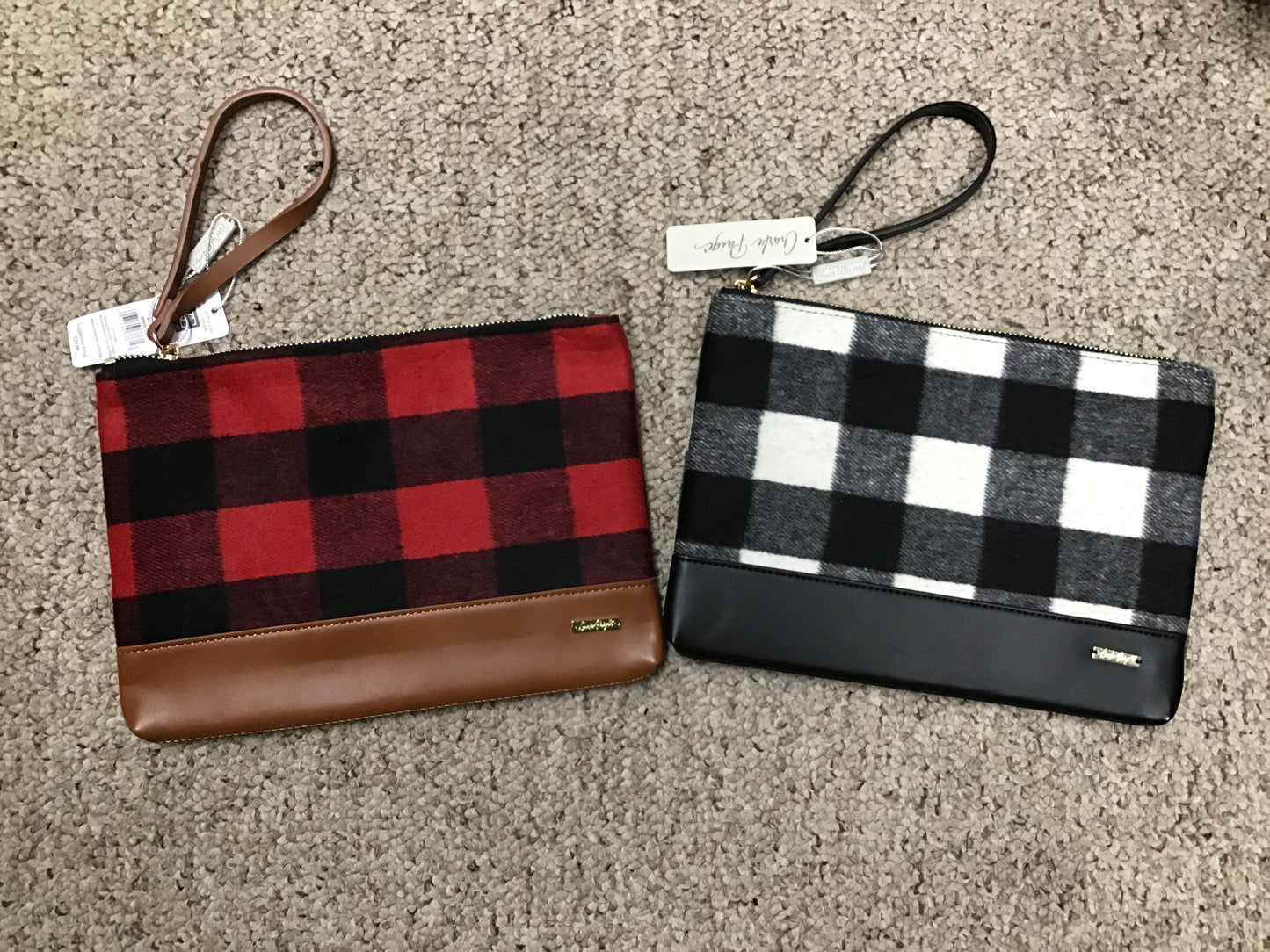 Charlie Paige Plaid Clutch