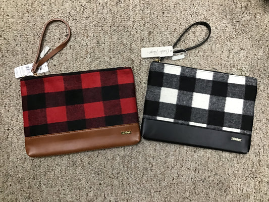 Charlie Paige Plaid Clutch