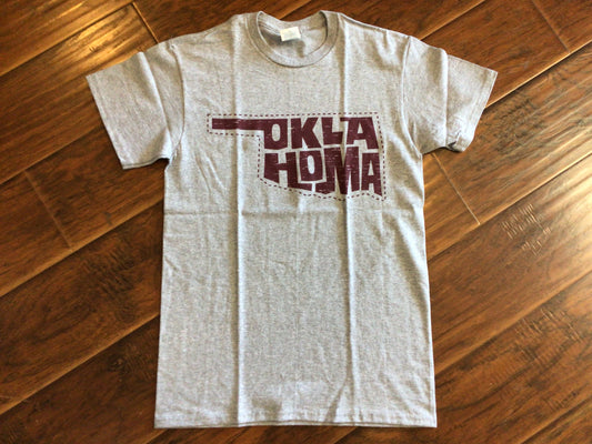 Oklahoma State Outline T-Shirt
