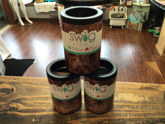 SwigLife Black Walnut Can+Bottle Cooler