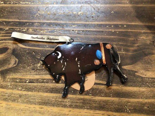 Buffalo Rustic w bling Ornament