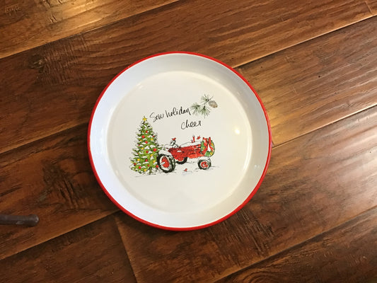 Sow Holiday Cheer Plate