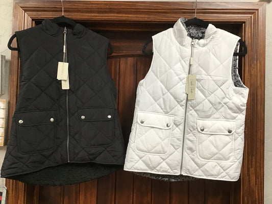 Charlie Paige Solid Reversible Vest