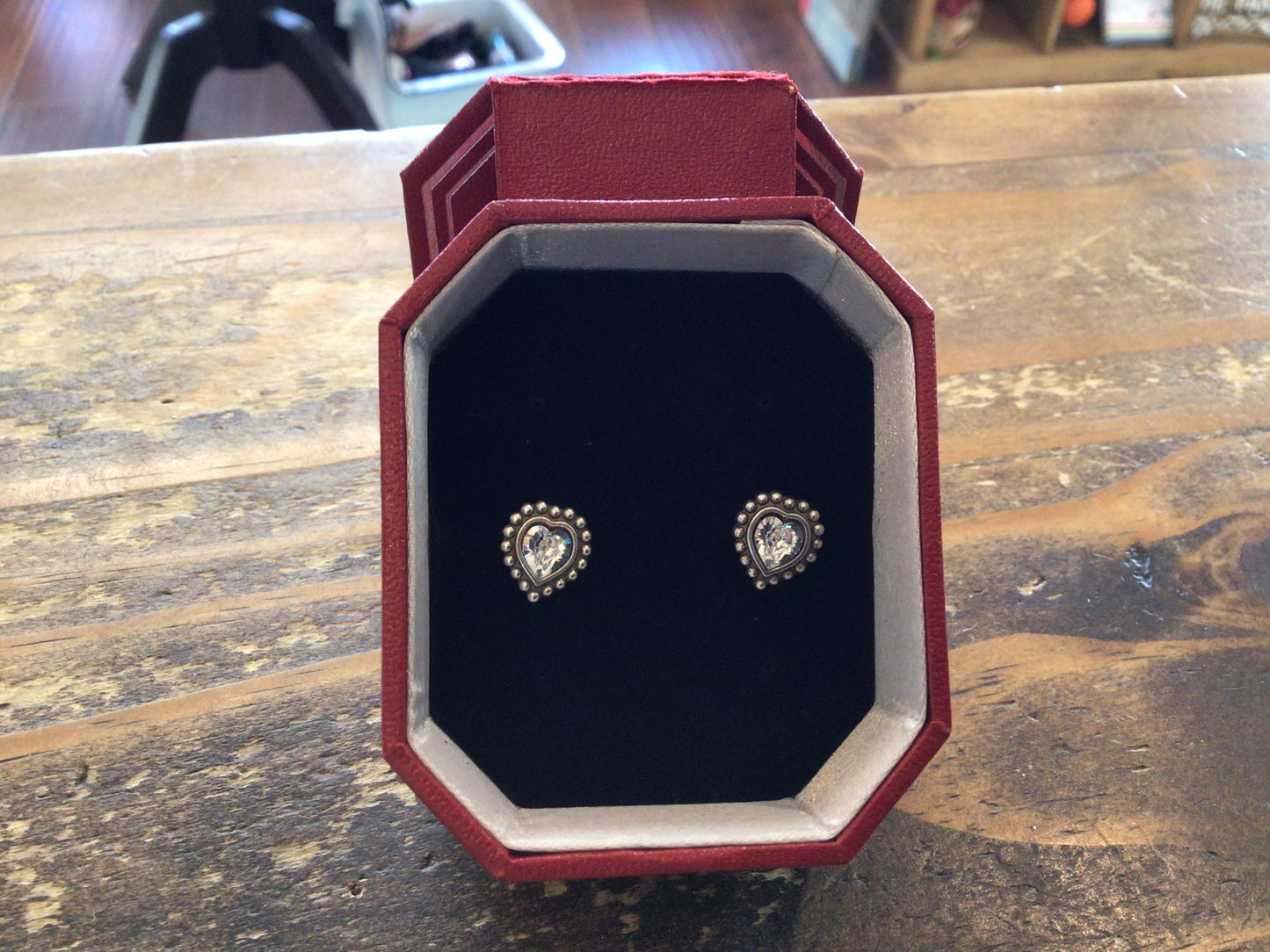Shimmer Heart Mini Post Box