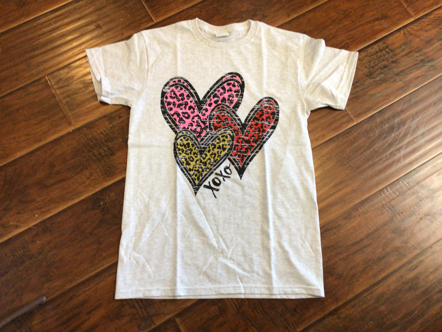 Cheetah Print Hearts T-Shirt