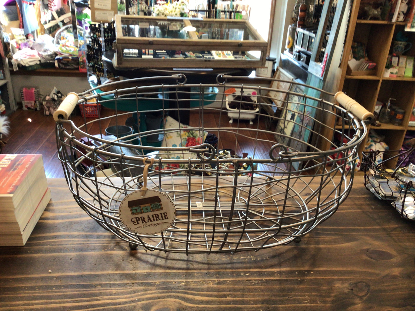 Large Silver Wire Basket
