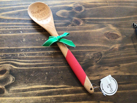 Christmas Calories Wooden Spoon