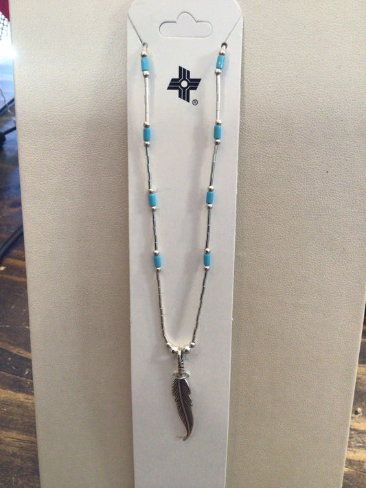 SS Small Feather Necklace