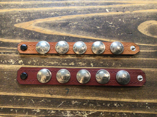 SS Leather Cuff