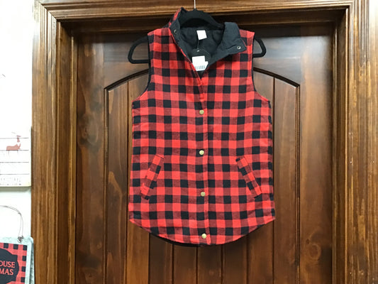 Light Plaid Vest
