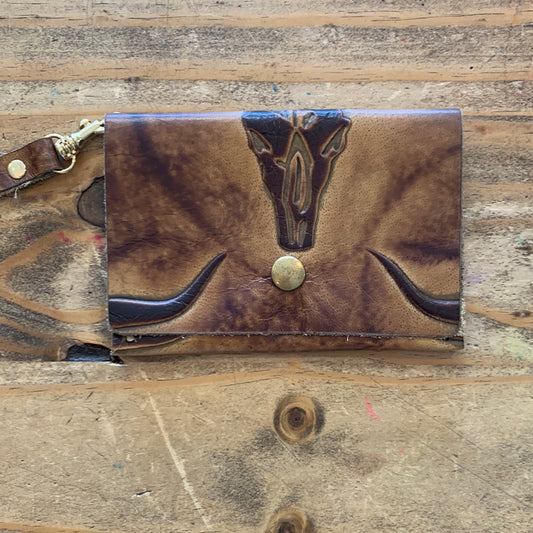 Card Wristlet Leather
