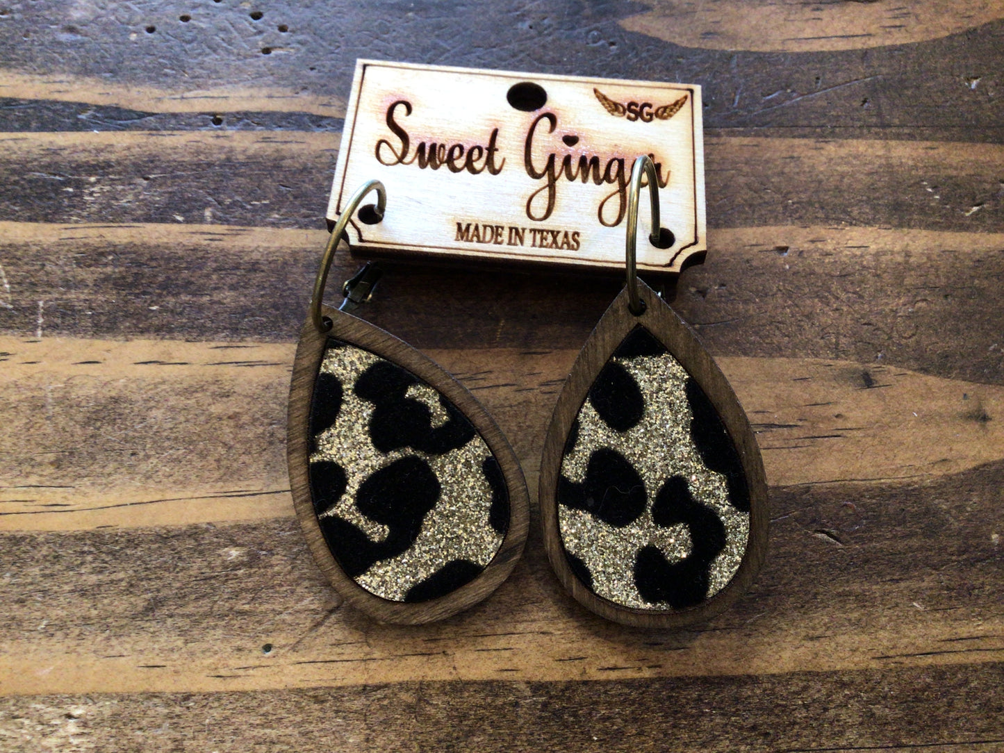 Sweet Ginger Small Teardrop Earrings