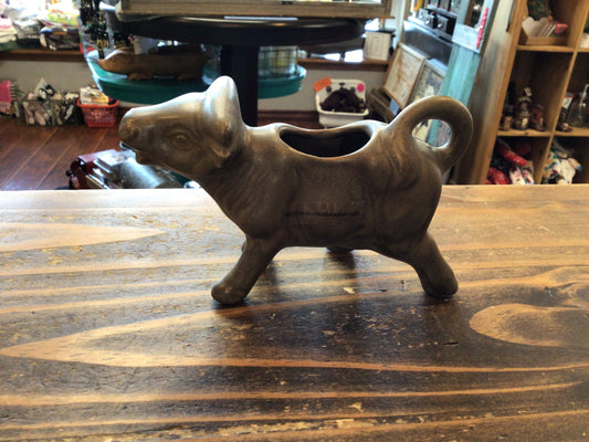 Stoneware Cow Pitcher