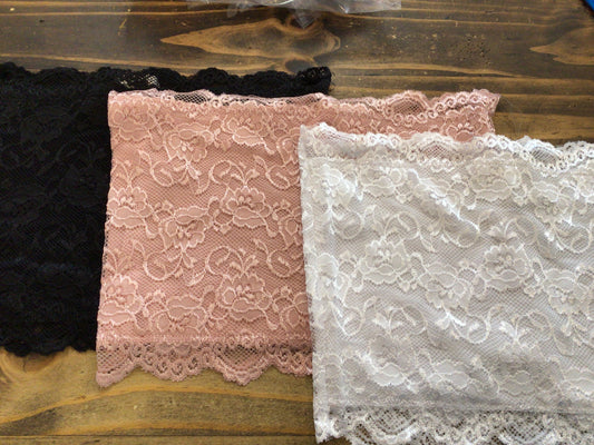 All Over Floral Lace Bandeau