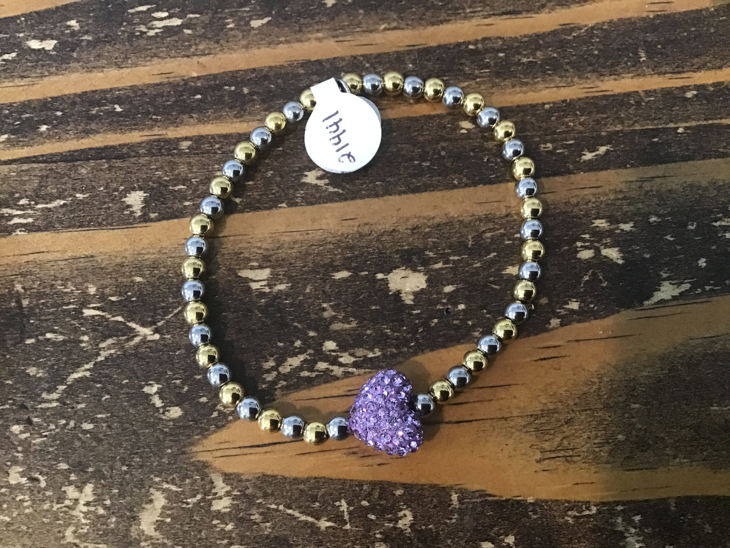 Rustic Cuff Ireland Mini Metal Hearts Bracelet