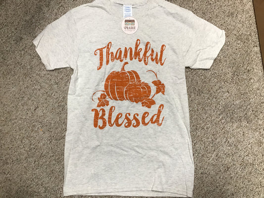 Thankful Blessed Pumpkin T-Shirt