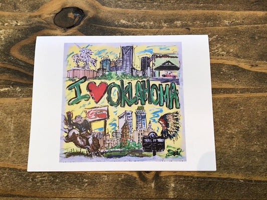 I ❤️ Oklahoma Card