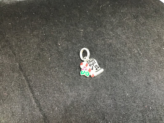 Silent Night Scroll Charm