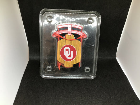 OU Sled Ornament