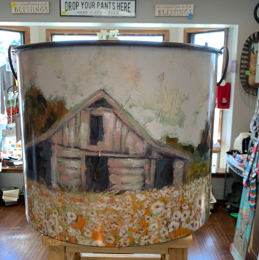 Barn Metal Bucket