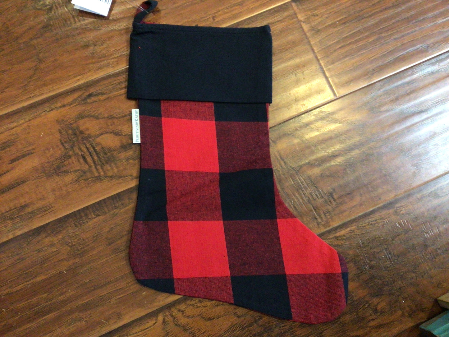 Red/Black Checkered Stocking