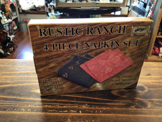 M&F 4-Piece Napkin Set