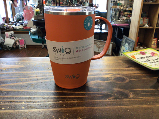 SwigLife 18oz Matte Orange Mug