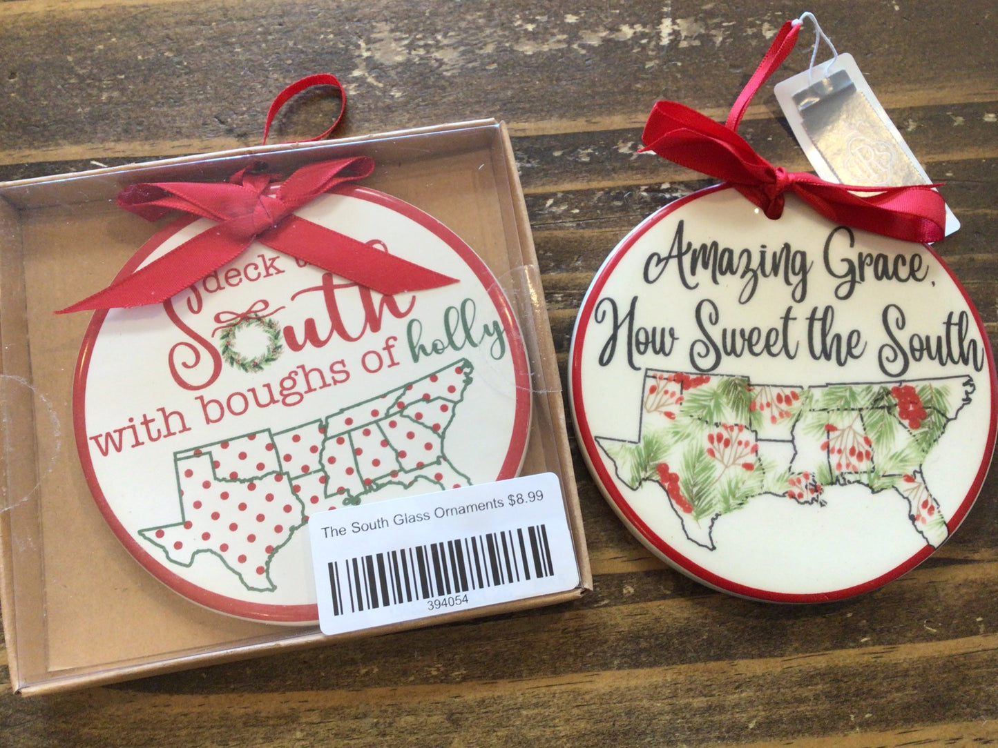 The South Glass Ornaments