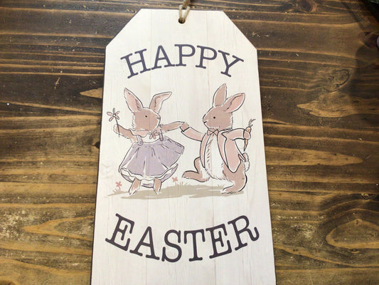Large Happy Easter Door Hanger