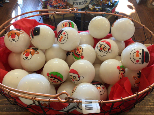 Christmas Light Up Bouncy Ball