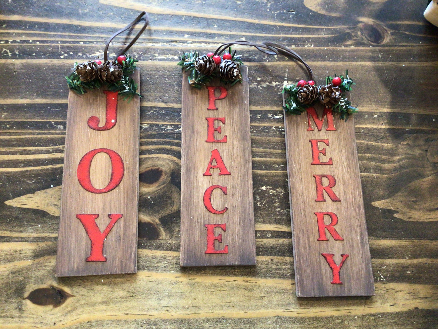 Wood Plaque Ornament