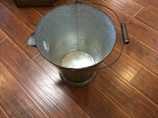 Large Galvanized Water Bucket