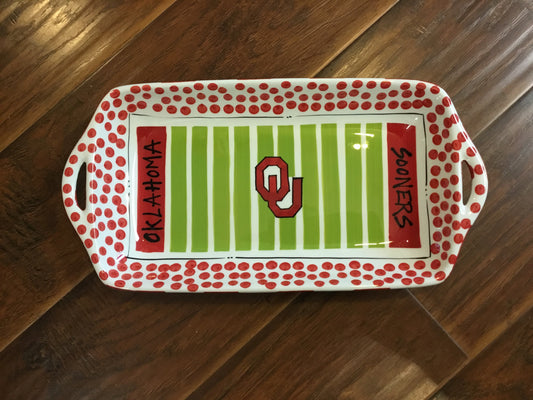 Oklahoma University Snack Tray