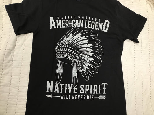 Native Warrior American Legend T-Shirt