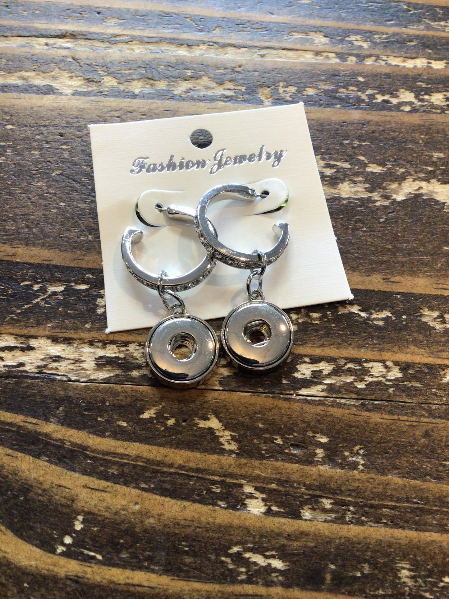Earring Bases for Snap Jewelry