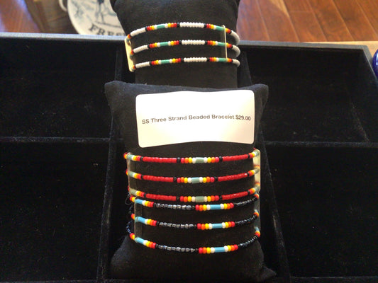 SS Three Strand Bracelet