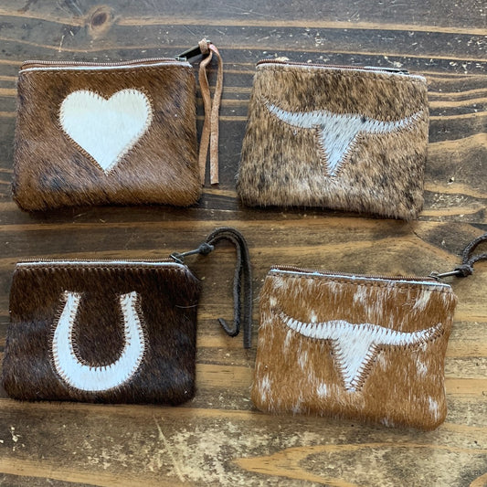 Small Cowhide Pouch