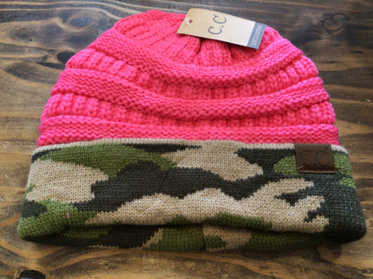 CC Hat46 Camo Cuff Beanie