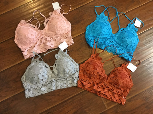 Crochet Lace Bralettes