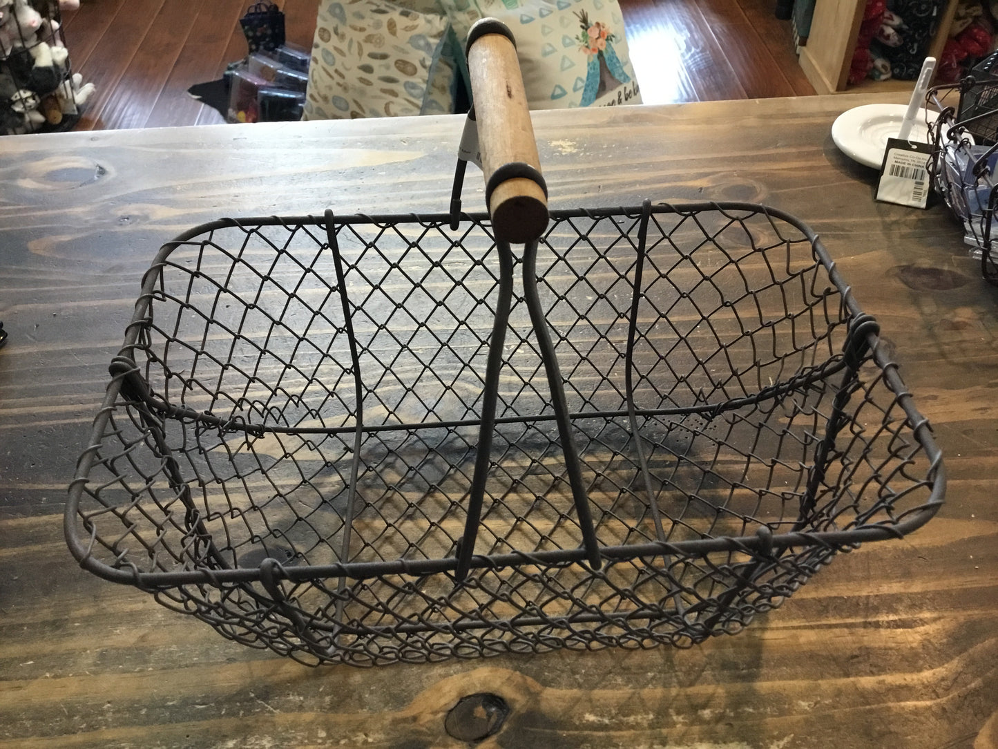 Rectangle Wire Farm Basket Mini