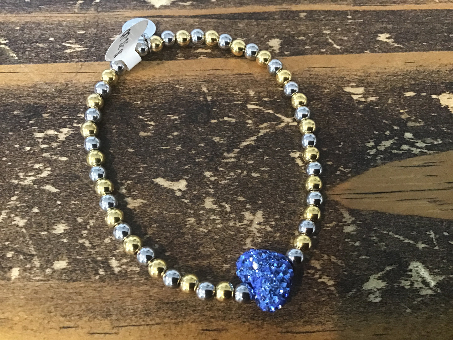 Rustic Cuff Ireland Mini Metal Hearts Bracelet