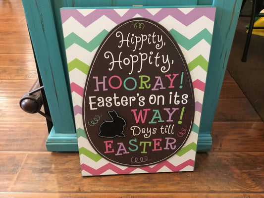 Easter Countdown Wall Hanging