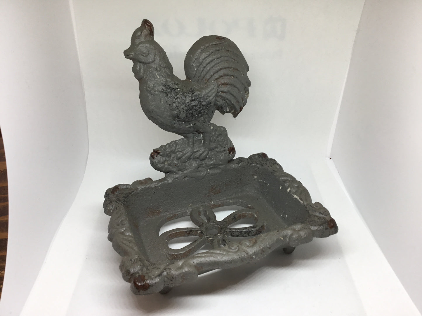 Cast Iron Rooster Soap Dish