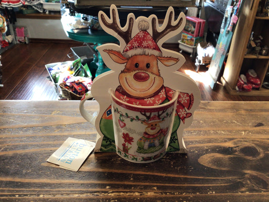 Reindeer Christmas Mug