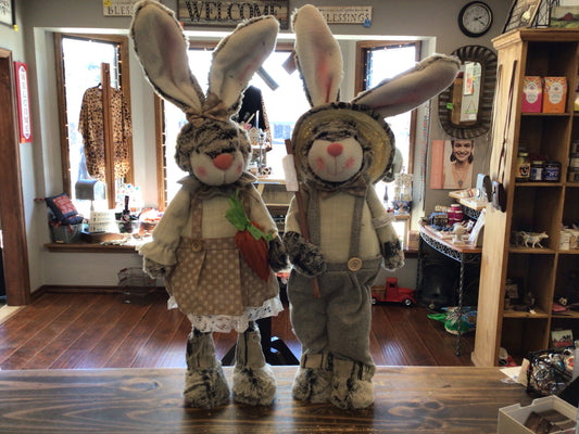Country Carrots Bunny Stander