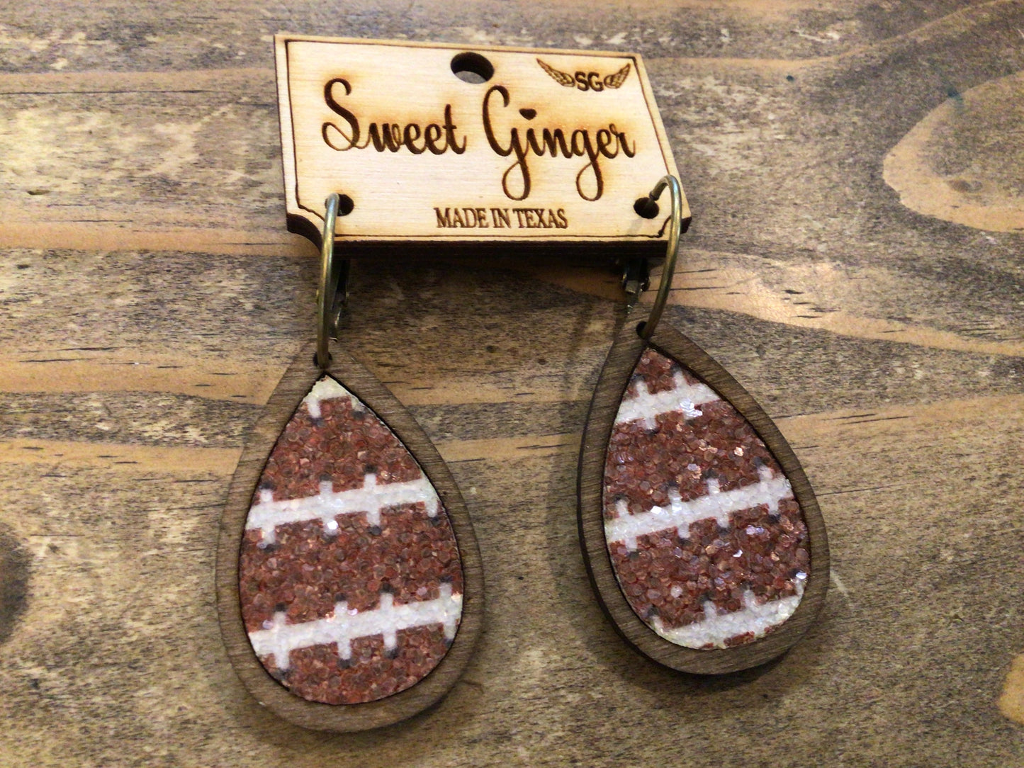 Sweet Ginger Small Teardrop Earrings