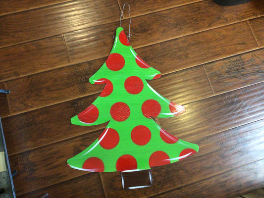 Christmas Tree Metal Hanging Decor