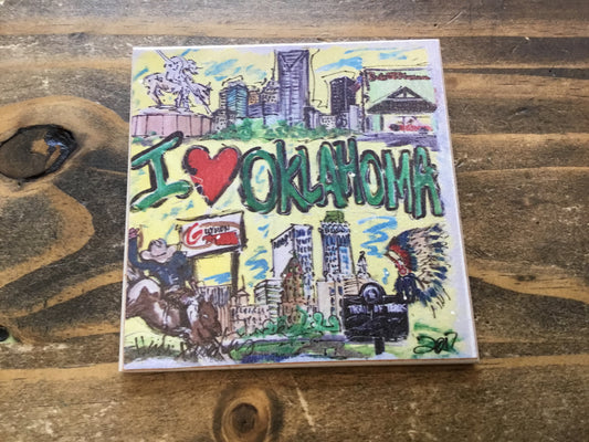 I ❤️ Oklahoma Magnet