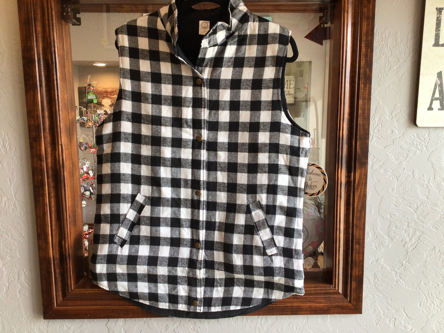 Light Plaid Vest